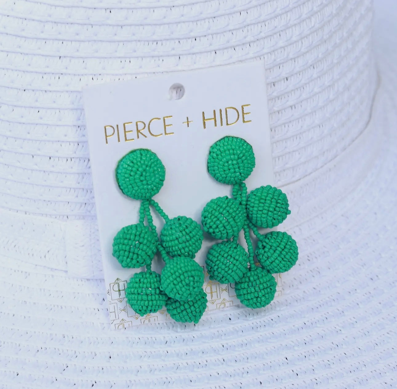 BEADED BAUBLE EARRING