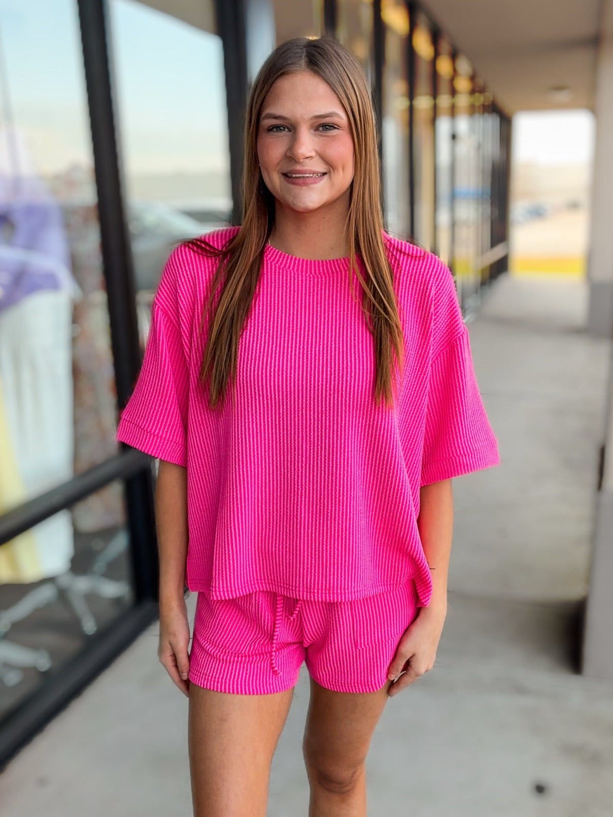 ALL GOING WELL RIBBED SET