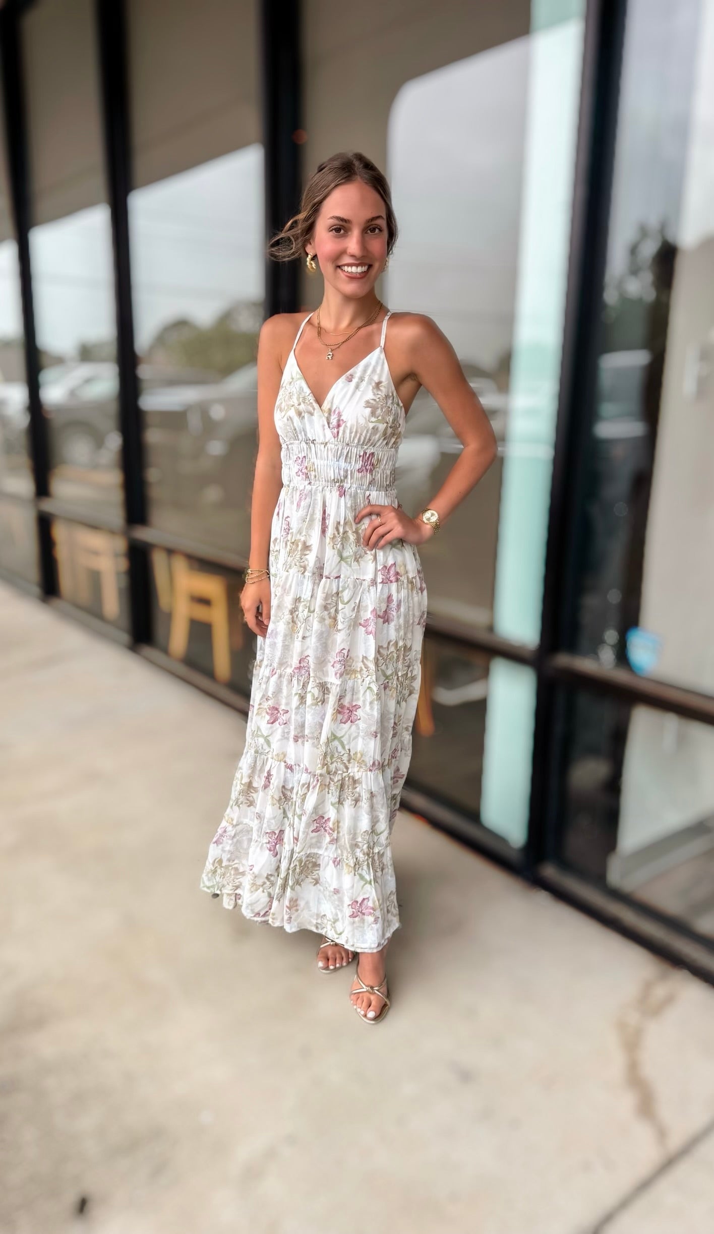 ROMANTIC FLORALS DRESS