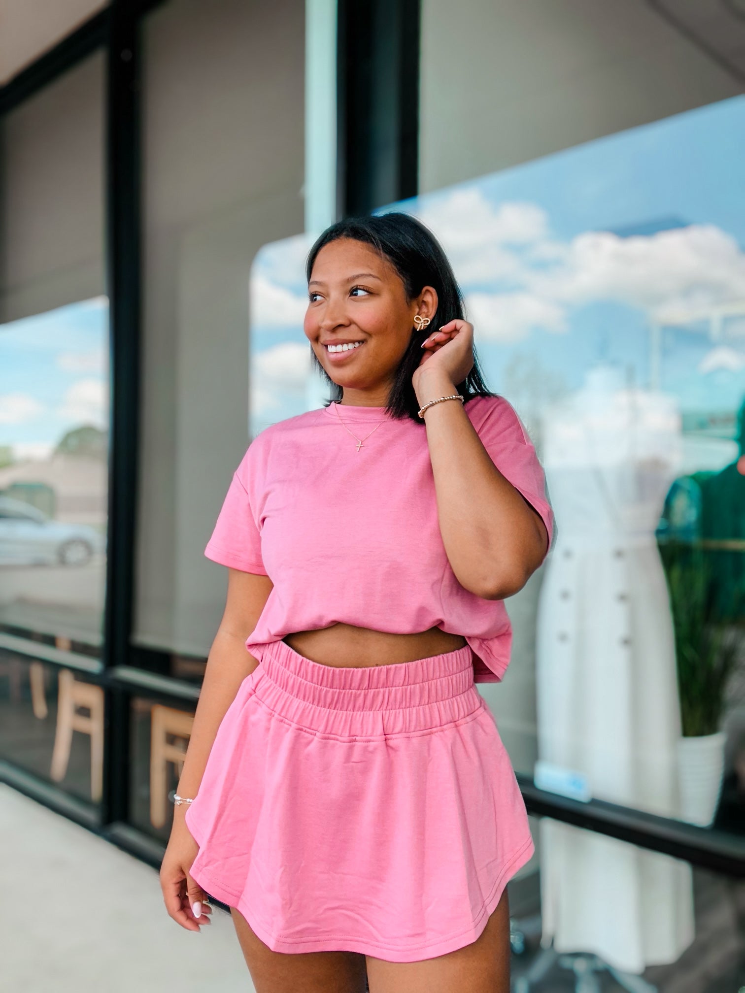 BLOSSOM SKORT SET