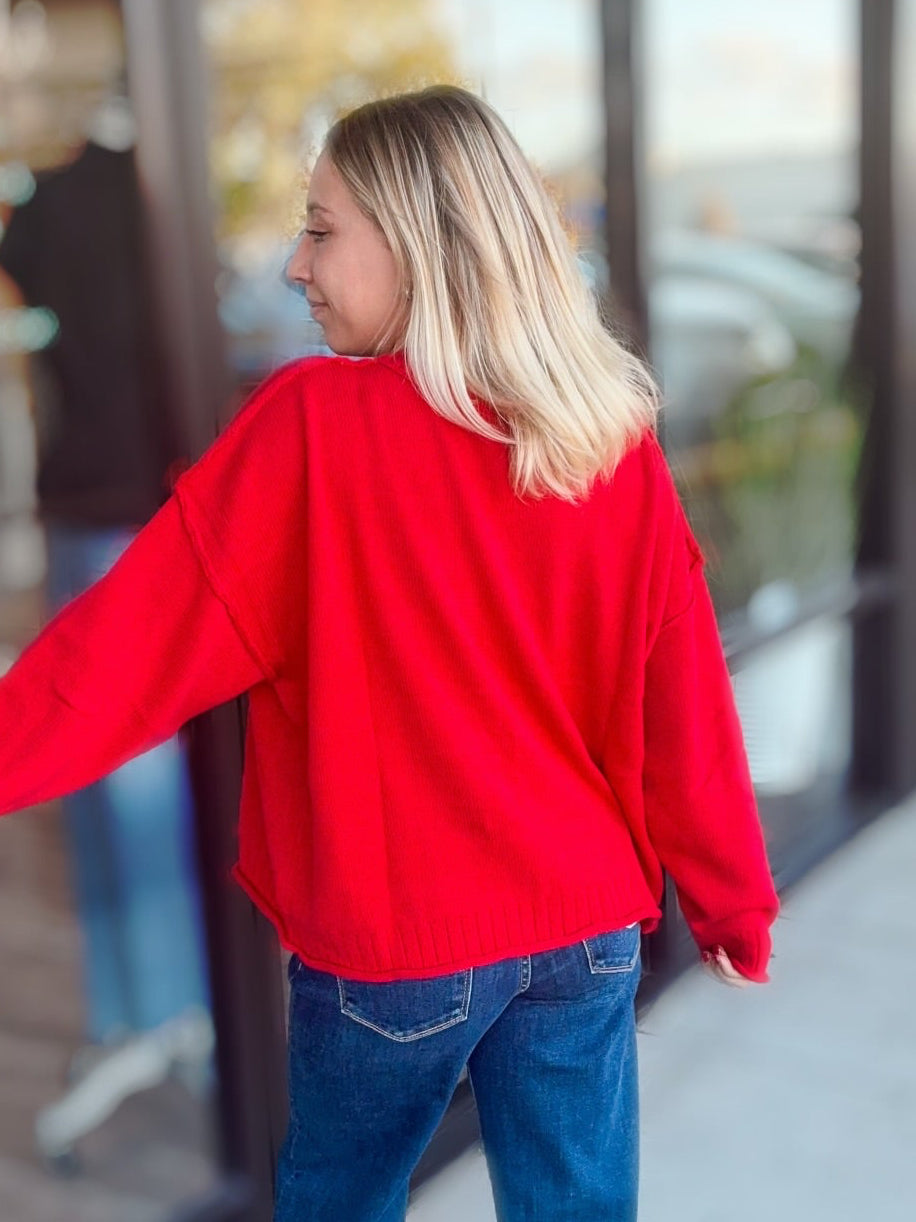 PEPPERMINT LATTE SWEATER
