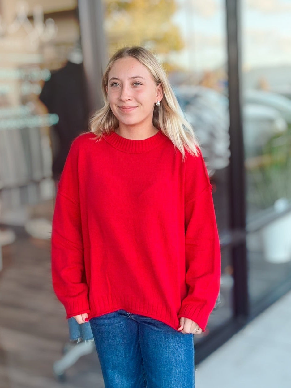 PEPPERMINT LATTE SWEATER