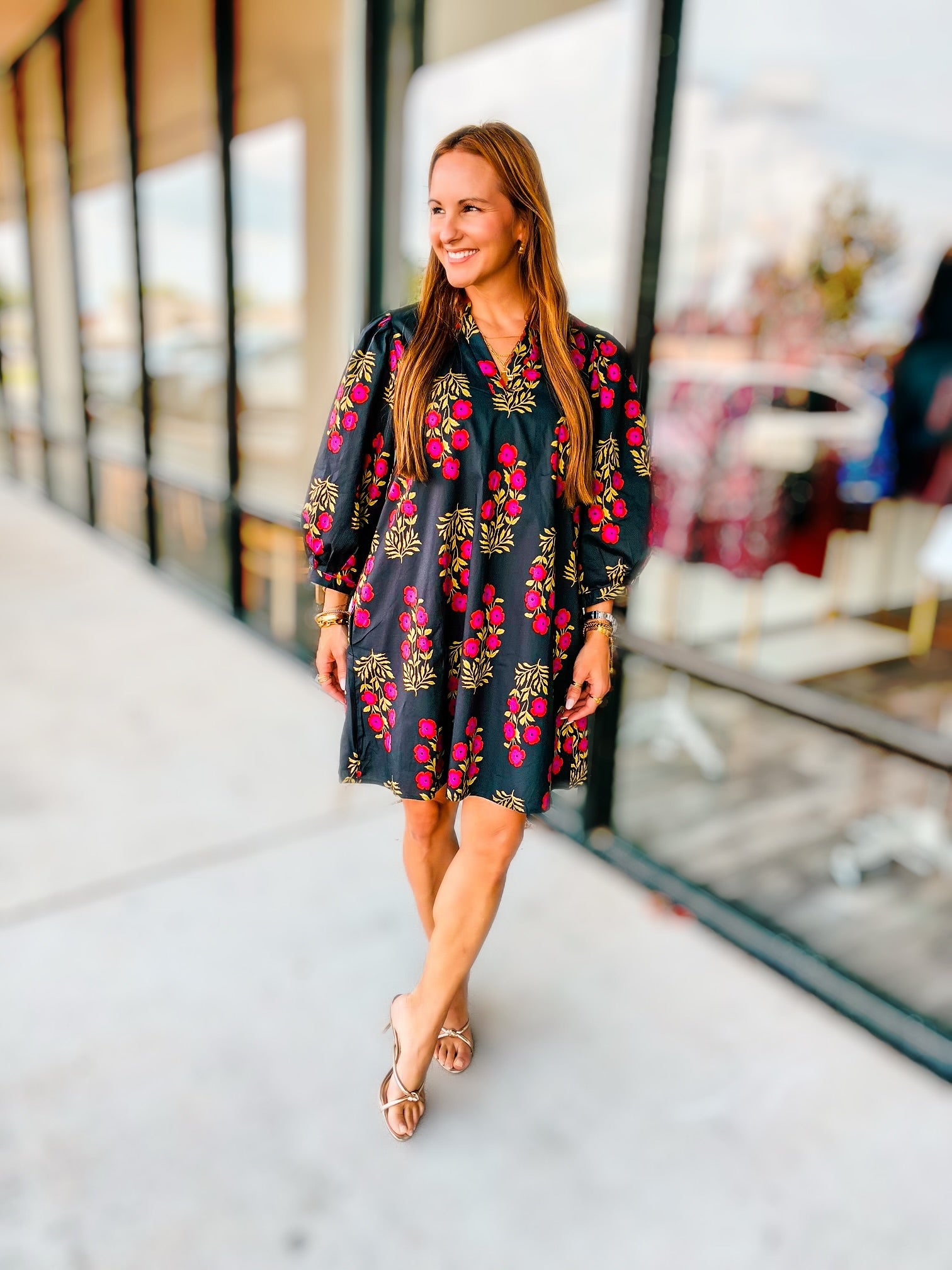 EVENING EMBER DRESS
