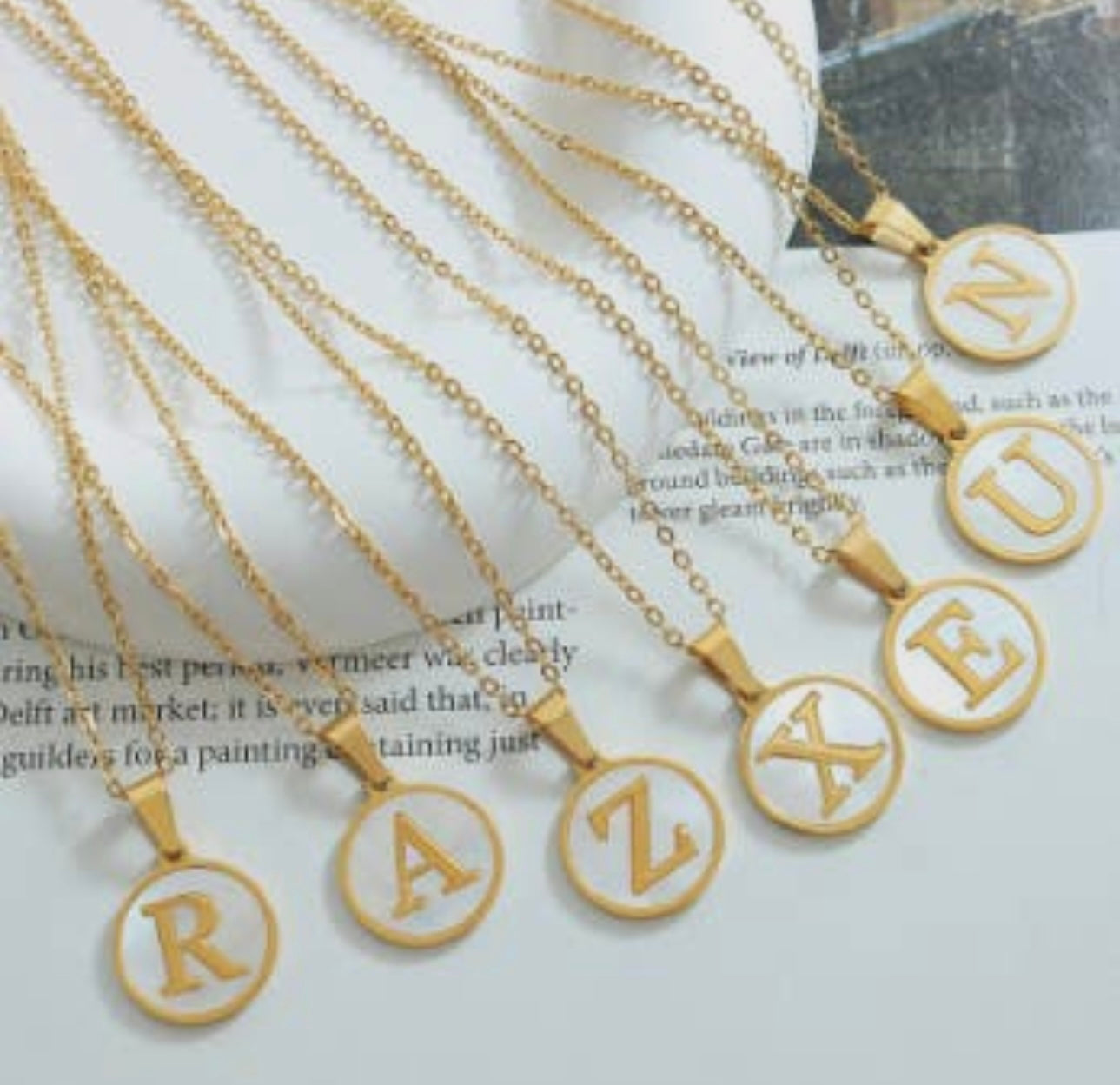 3S INITIAL NECKLACE