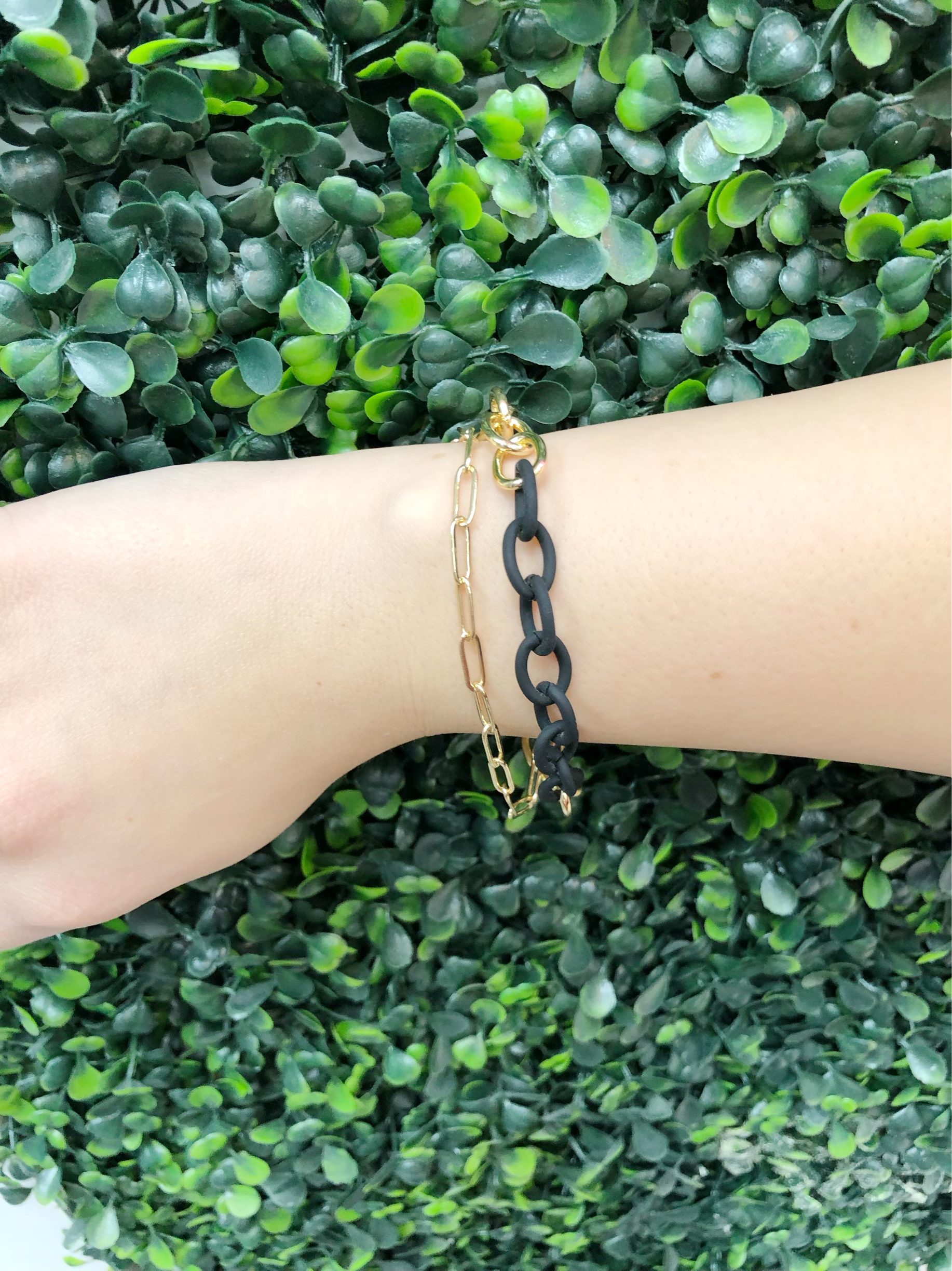 2 LAYER MATTE BRACELET BKG2