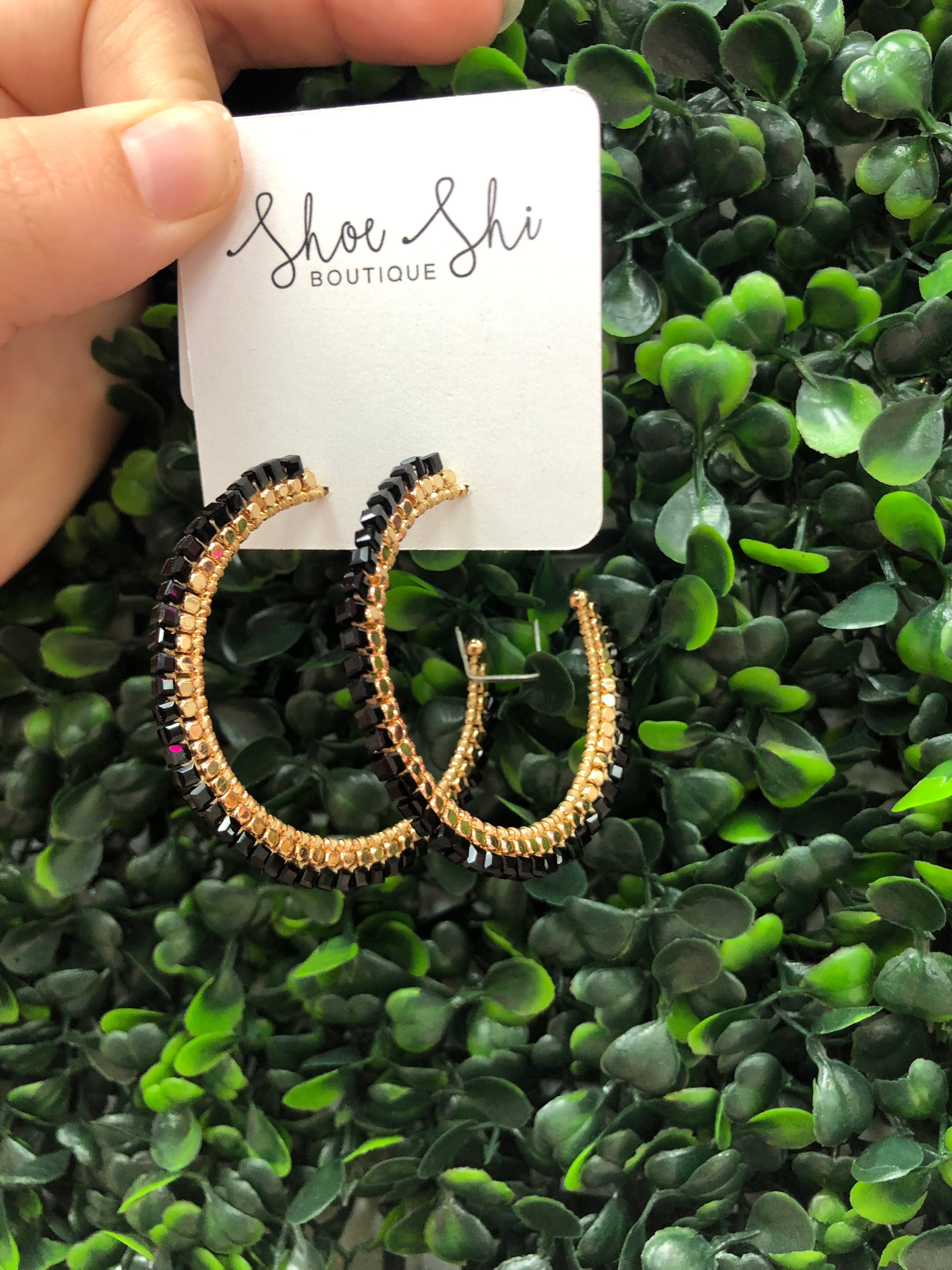 BEADED EDGE HOOP
