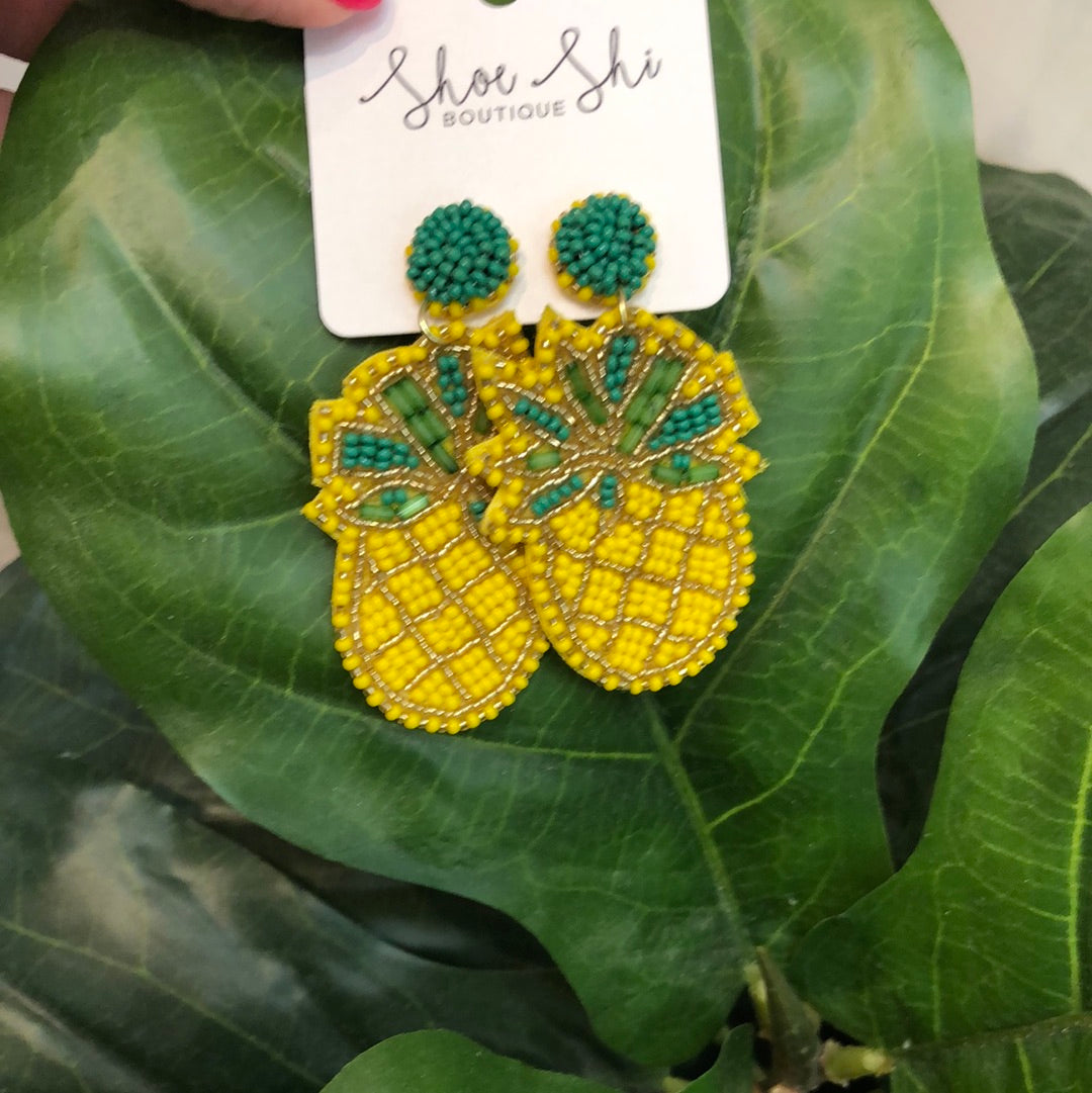 PINEAPPLE EARRING