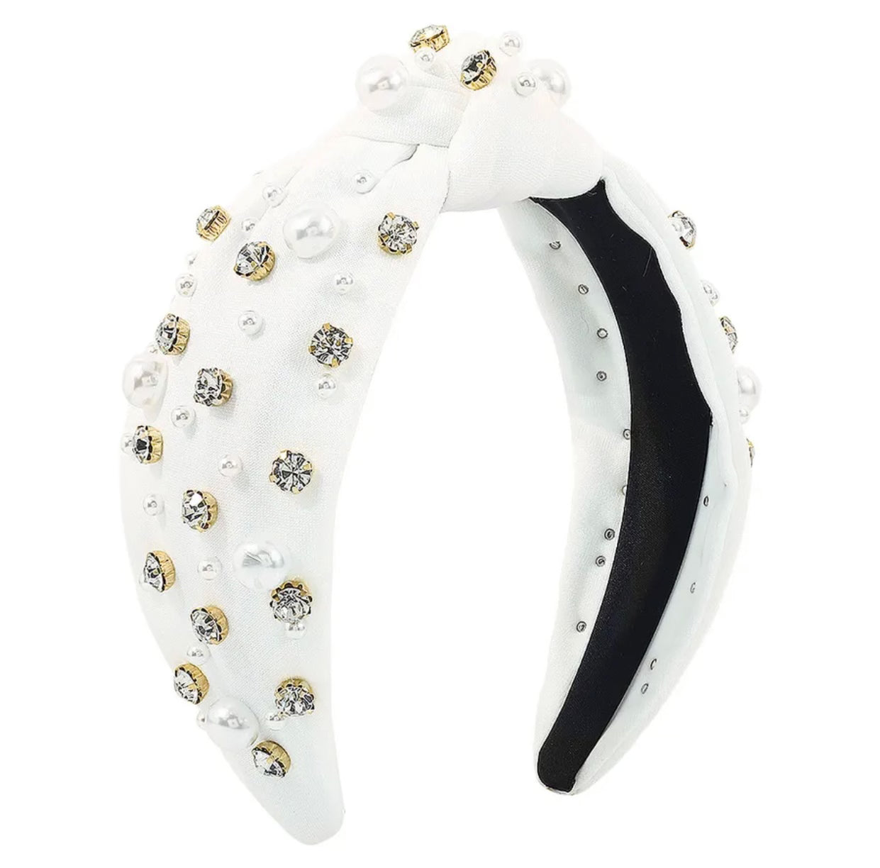 PEARL RHINESTONE HEADBAND