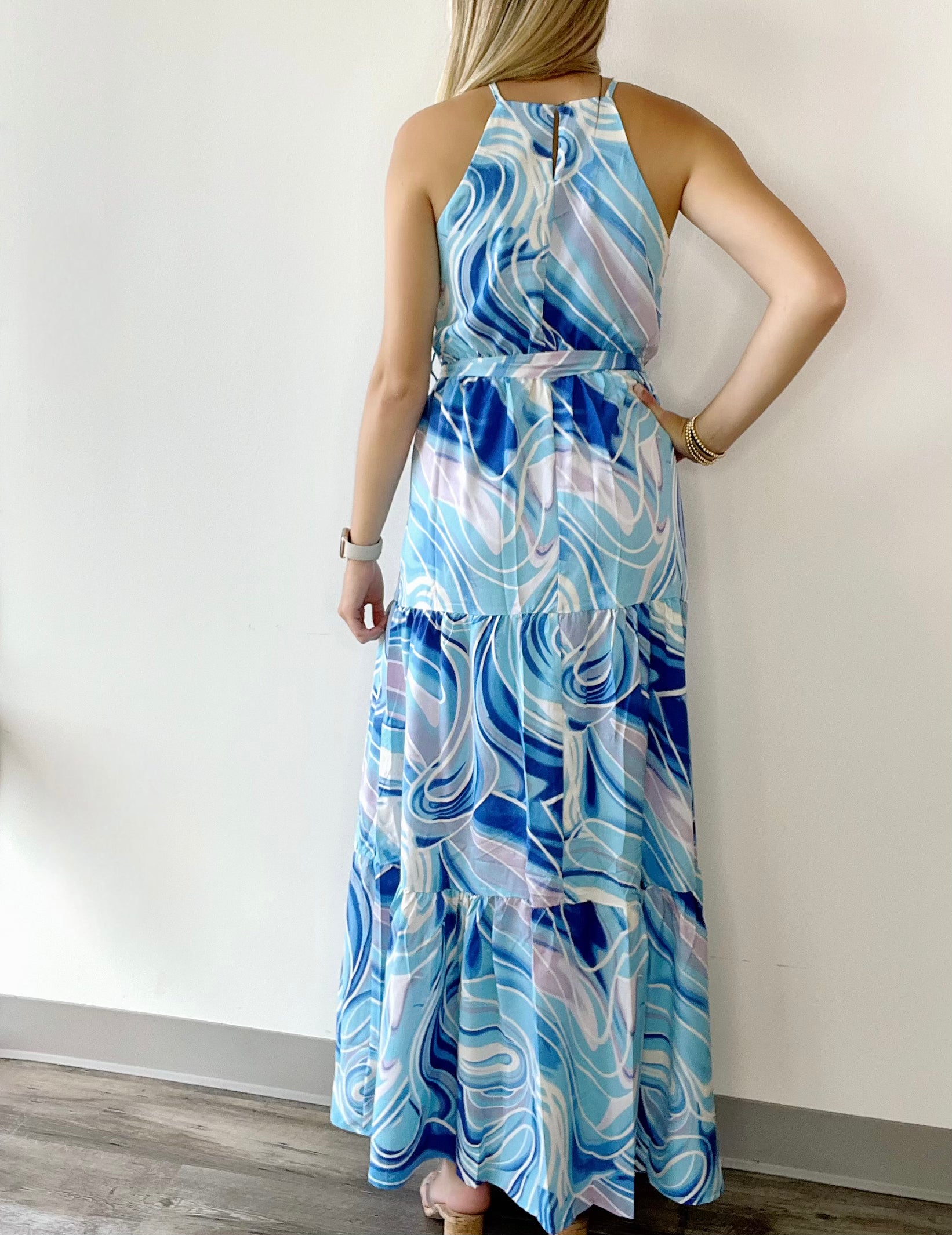 WAVES OF FUN MAXI DRESS 3992